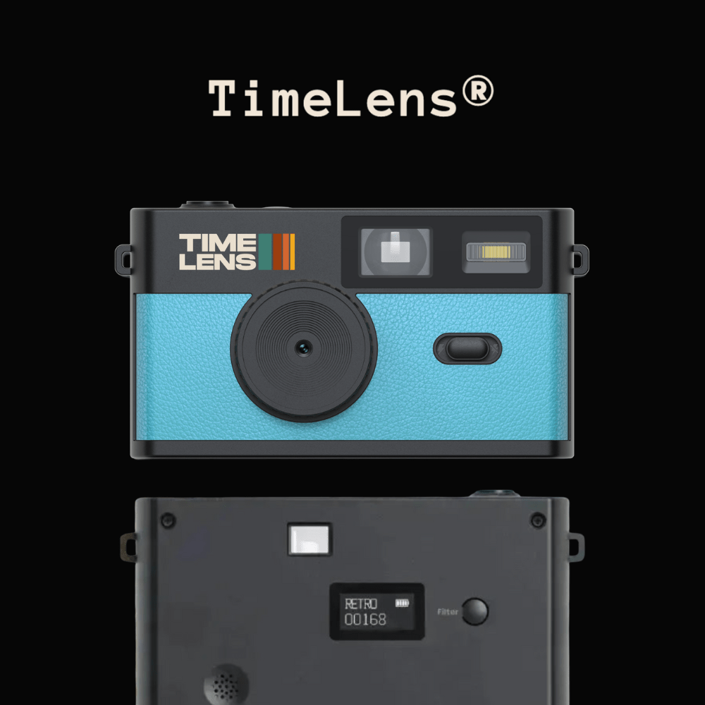 Appareil photo TimeLens® Bleu Turquoise - TIME LENS - TL0101 -