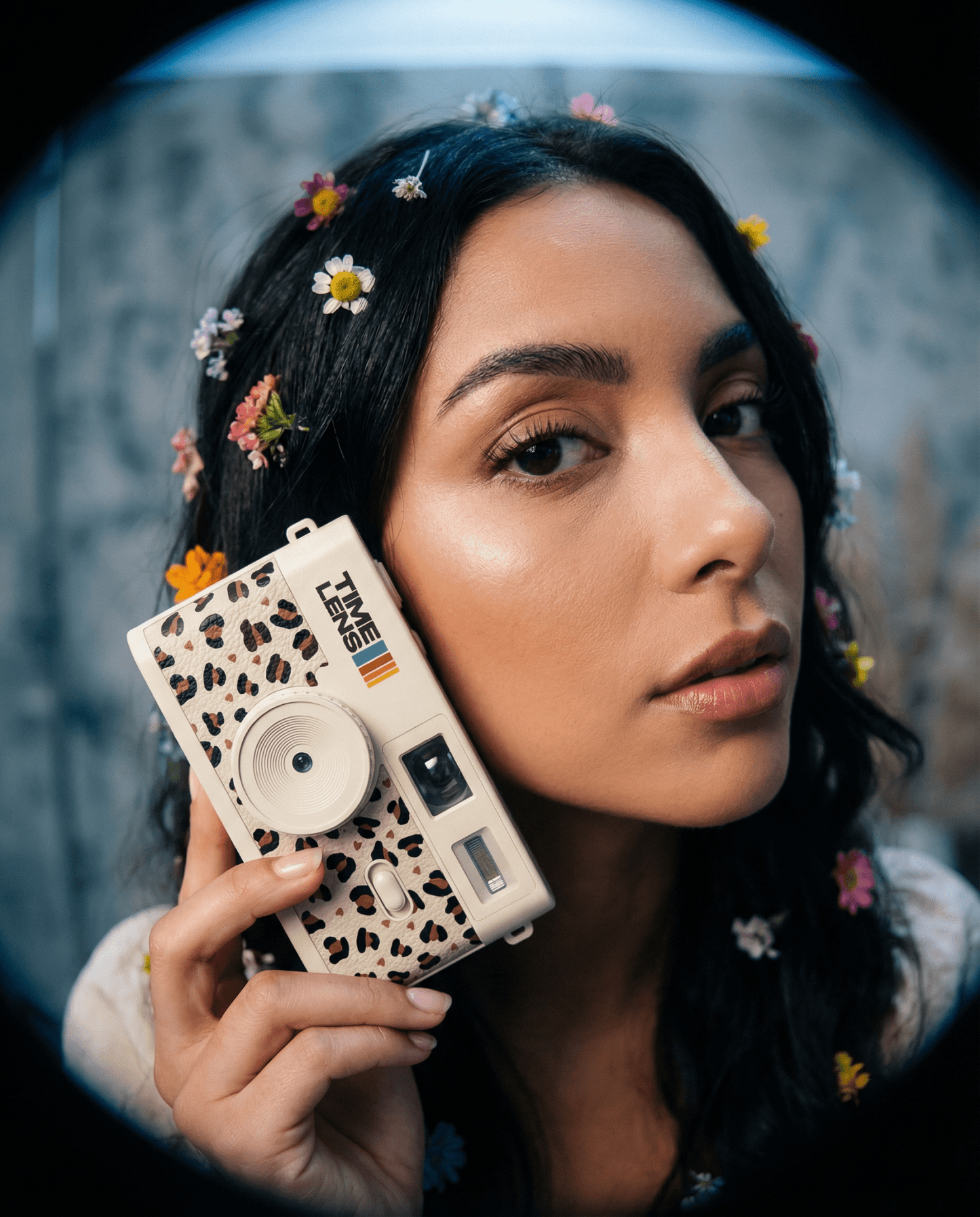 Appareil photo TimeLens® Cream Leopard - TIME LENS - TL0118 -