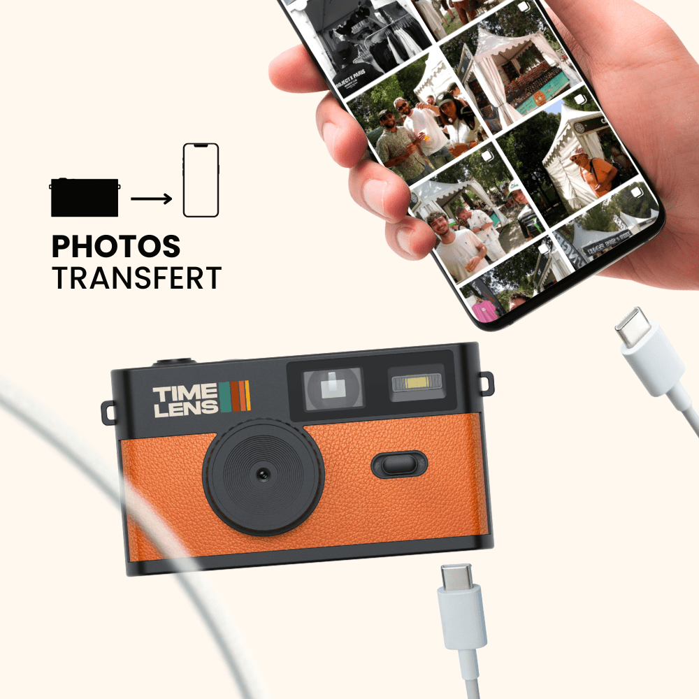 Appareil photo TimeLens® Orange - TIME LENS - TL0101 -