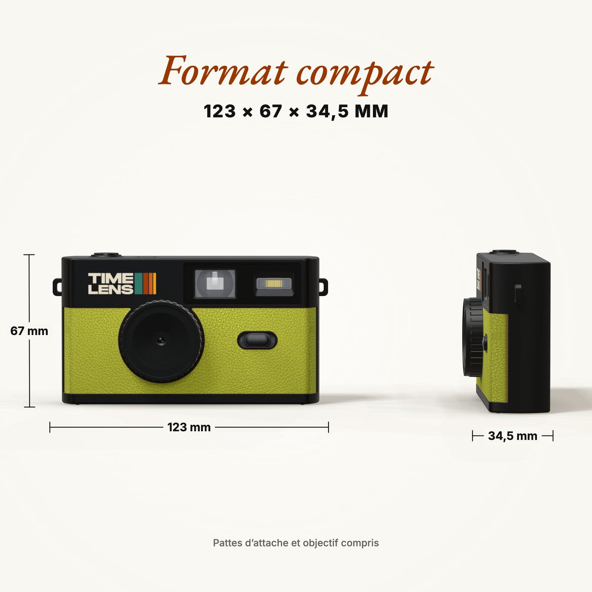 Appareil photo TimeLens® Pomme - TIME LENS - TL0110 -