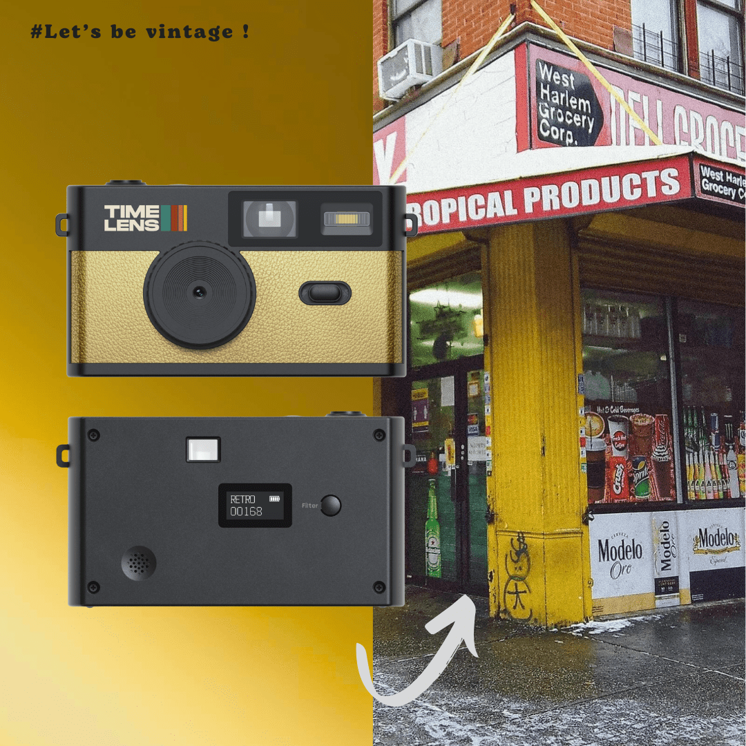 Appareil photo TimeLens® POP EDITION 80's - TIME LENS - Pop Gold