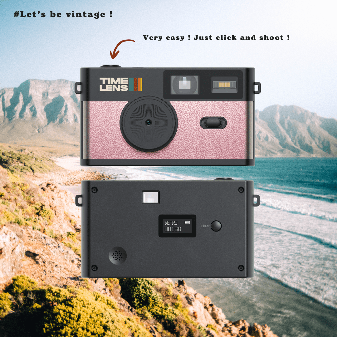 Appareil photo TimeLens® POP EDITION 80's - TIME LENS - Pop Gold
