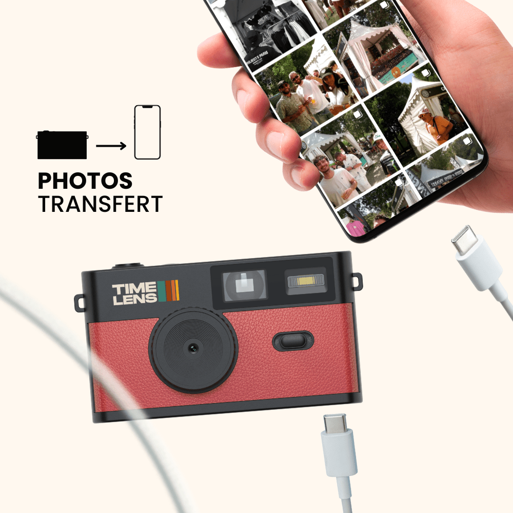 Appareil photo TimeLens® Rouge - TIME LENS - TL0101 -