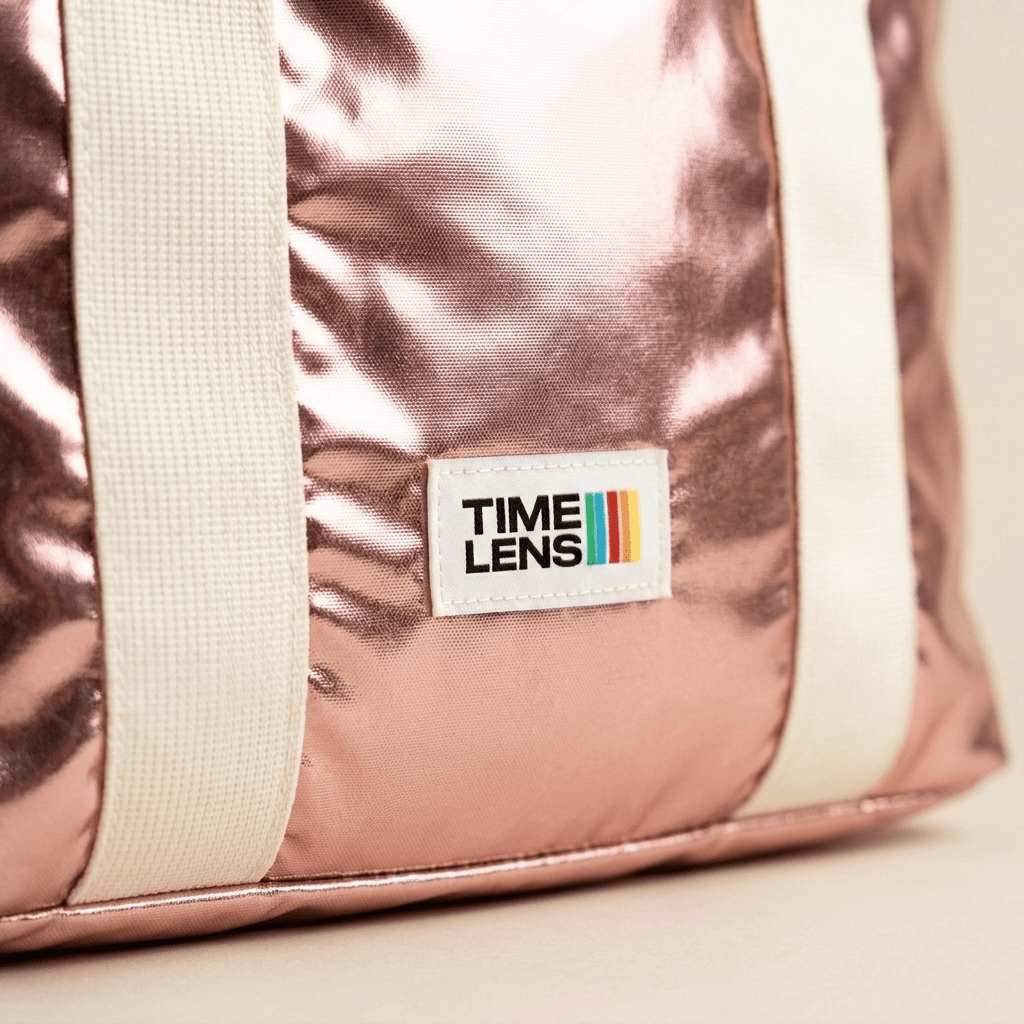 Tote Bag 80's Pink Gold - TIME LENS - TL-TOTE-PKG80 -