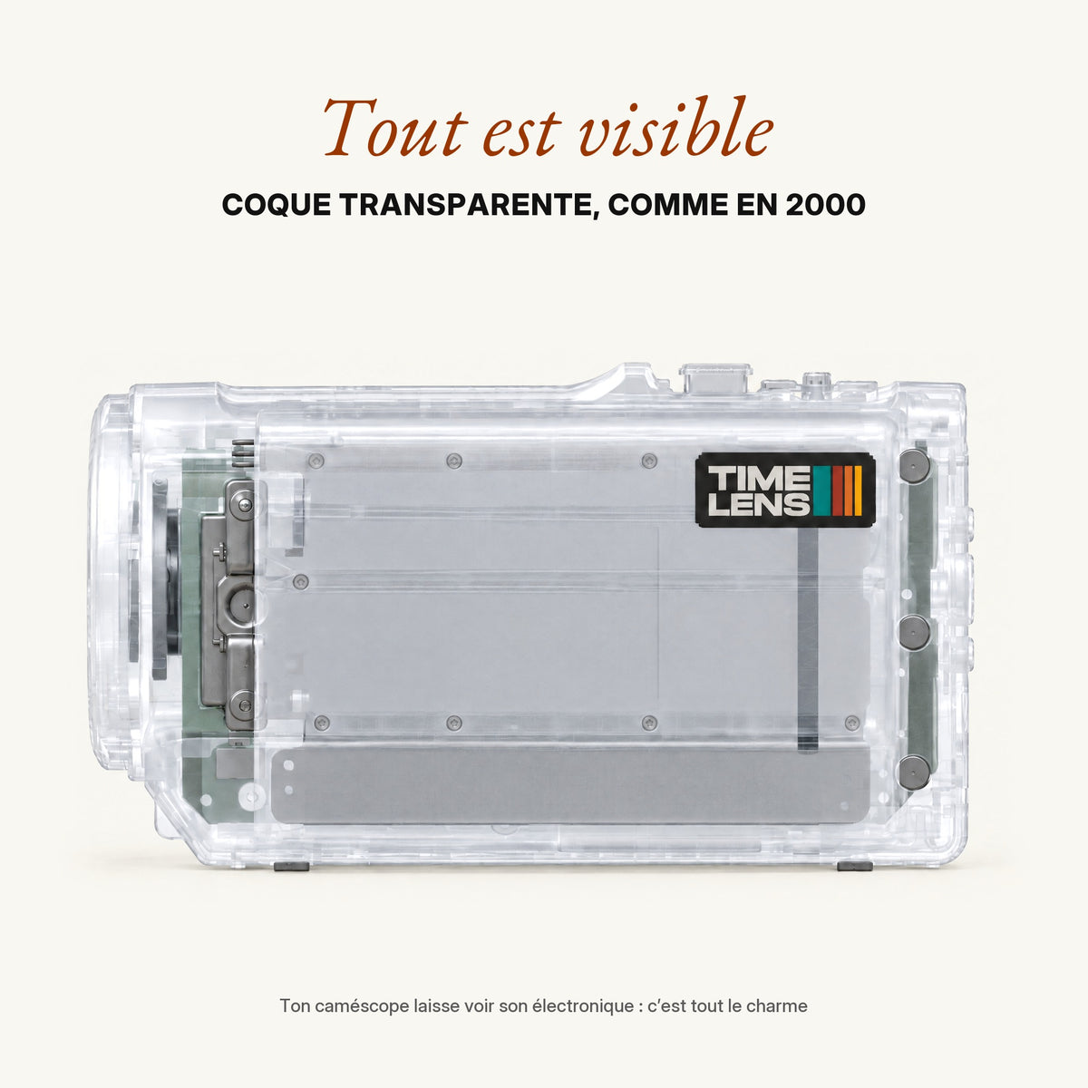 TimeLens® Replay Blanc – coque translucide