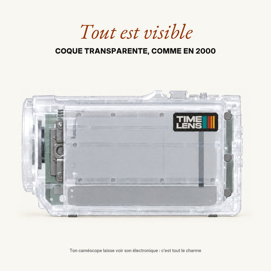 TimeLens® Replay Blanc – coque translucide