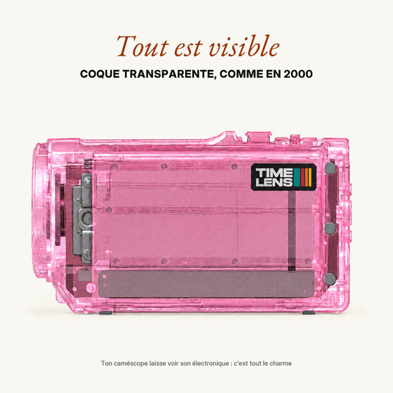 TimeLens® Replay Rose – coque transparente