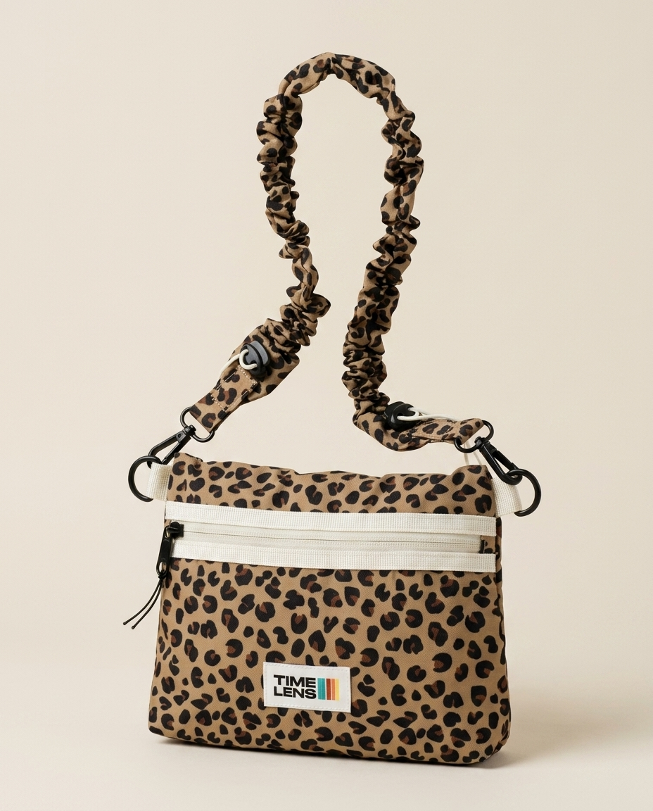 Sacoche Cream Leopard