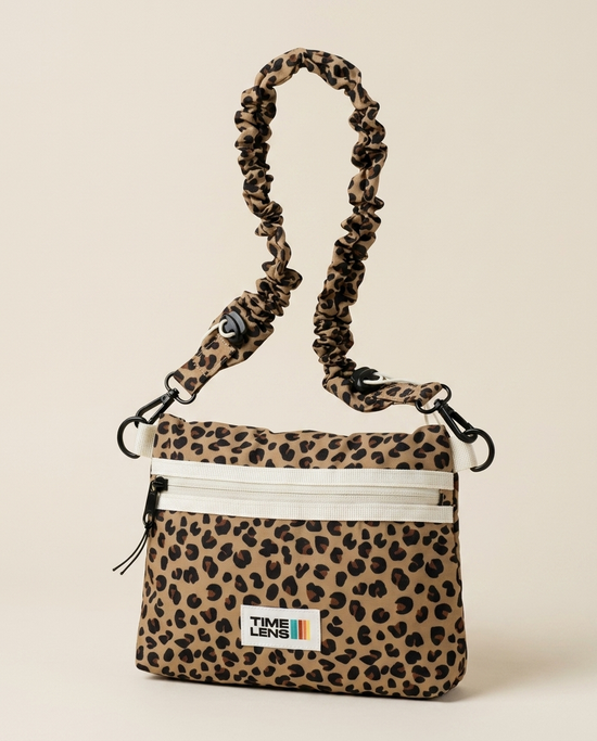 Sacoche Cream Leopard