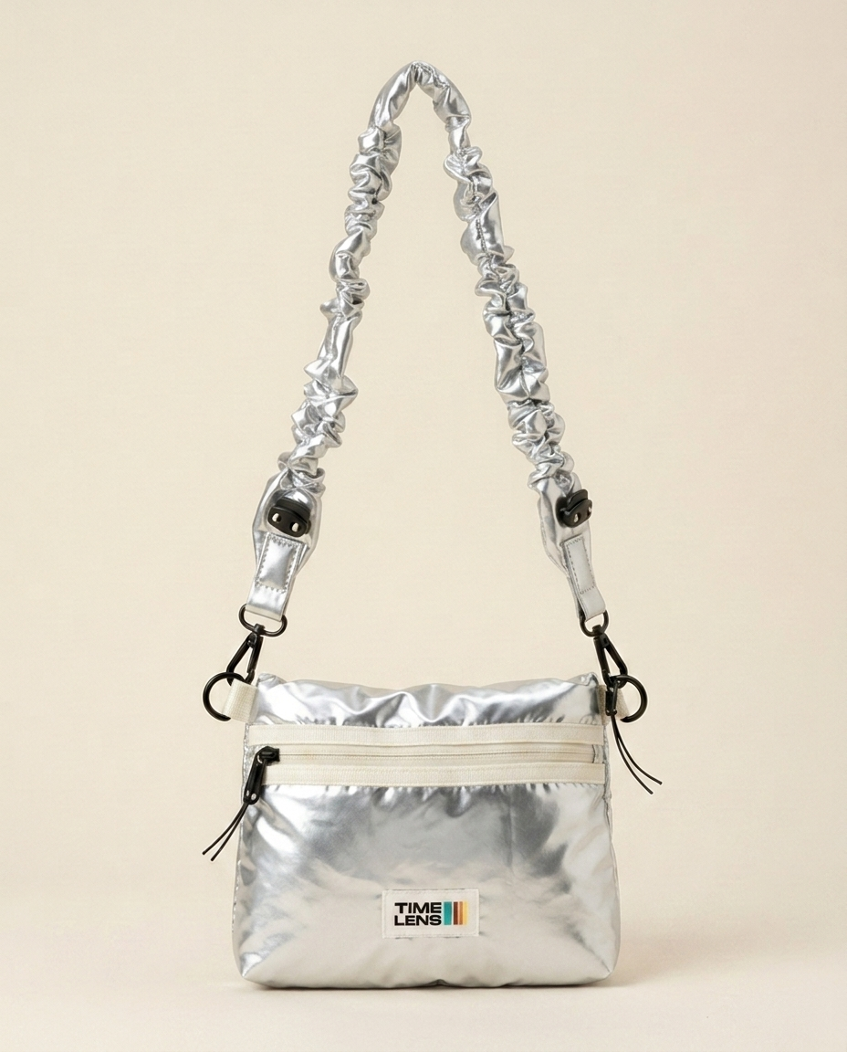 Sacoche 80's Silver