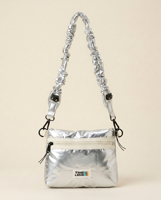 Sacoche 80's Silver