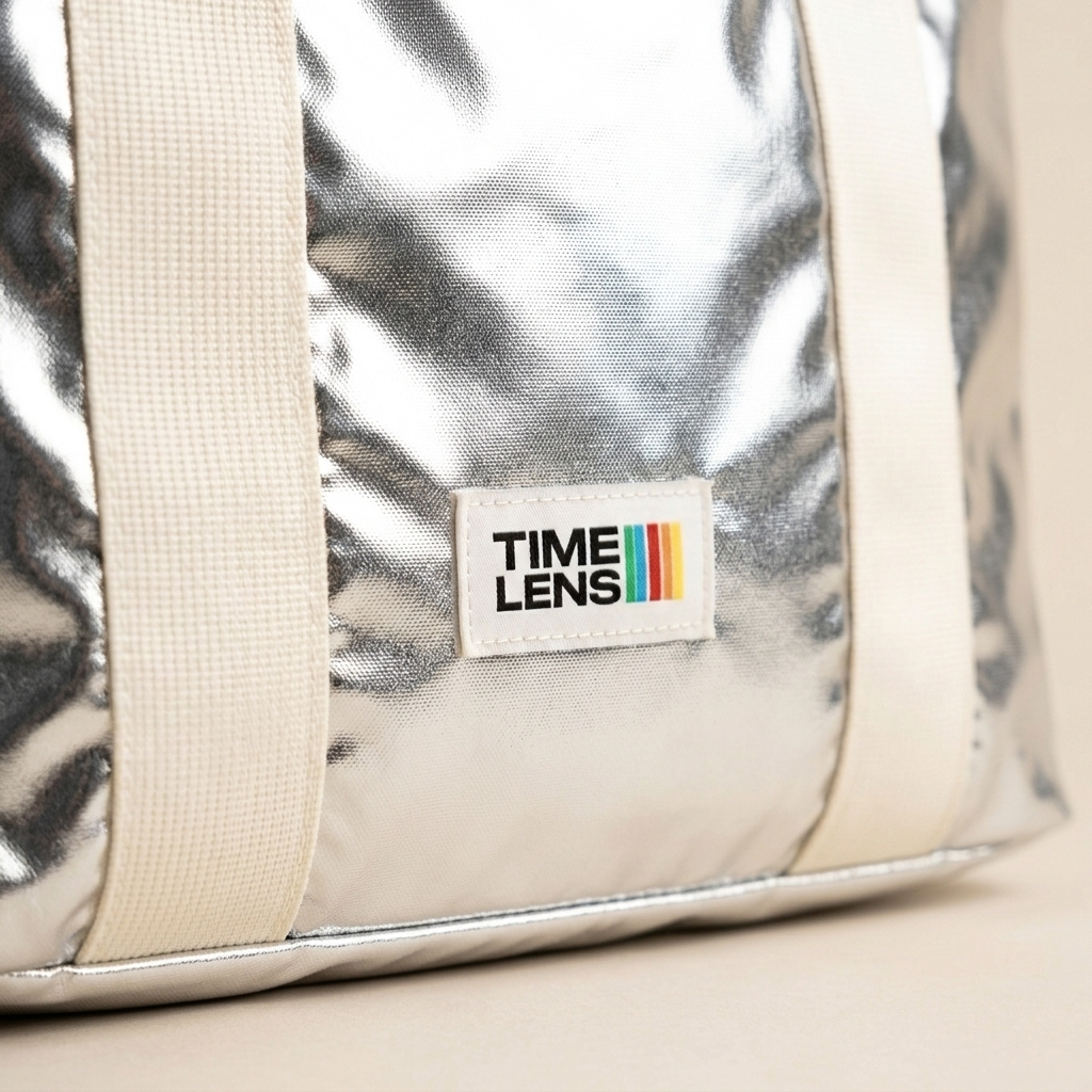 Tote Bag 80's Silver
