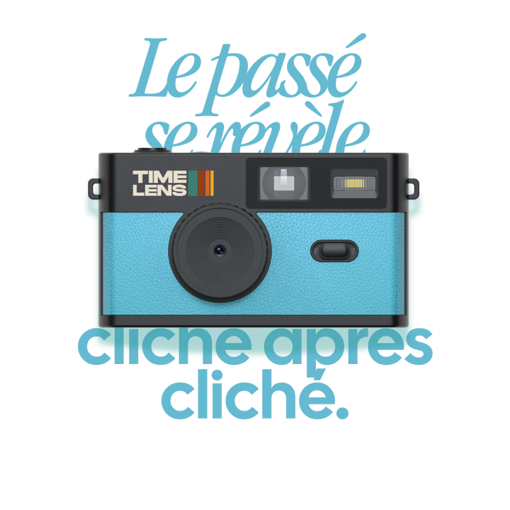 Appareil photo TimeLens® Bleu Turquoise