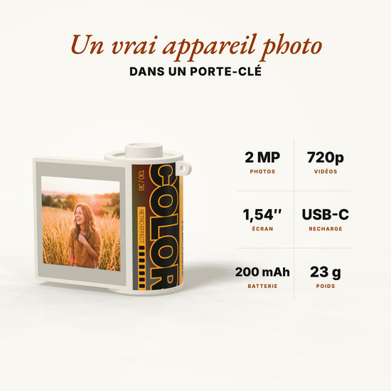 Appareil photo porte-clé TimeLens® Mini – Boîte mystère - TIME LENS - TLMINI1 -