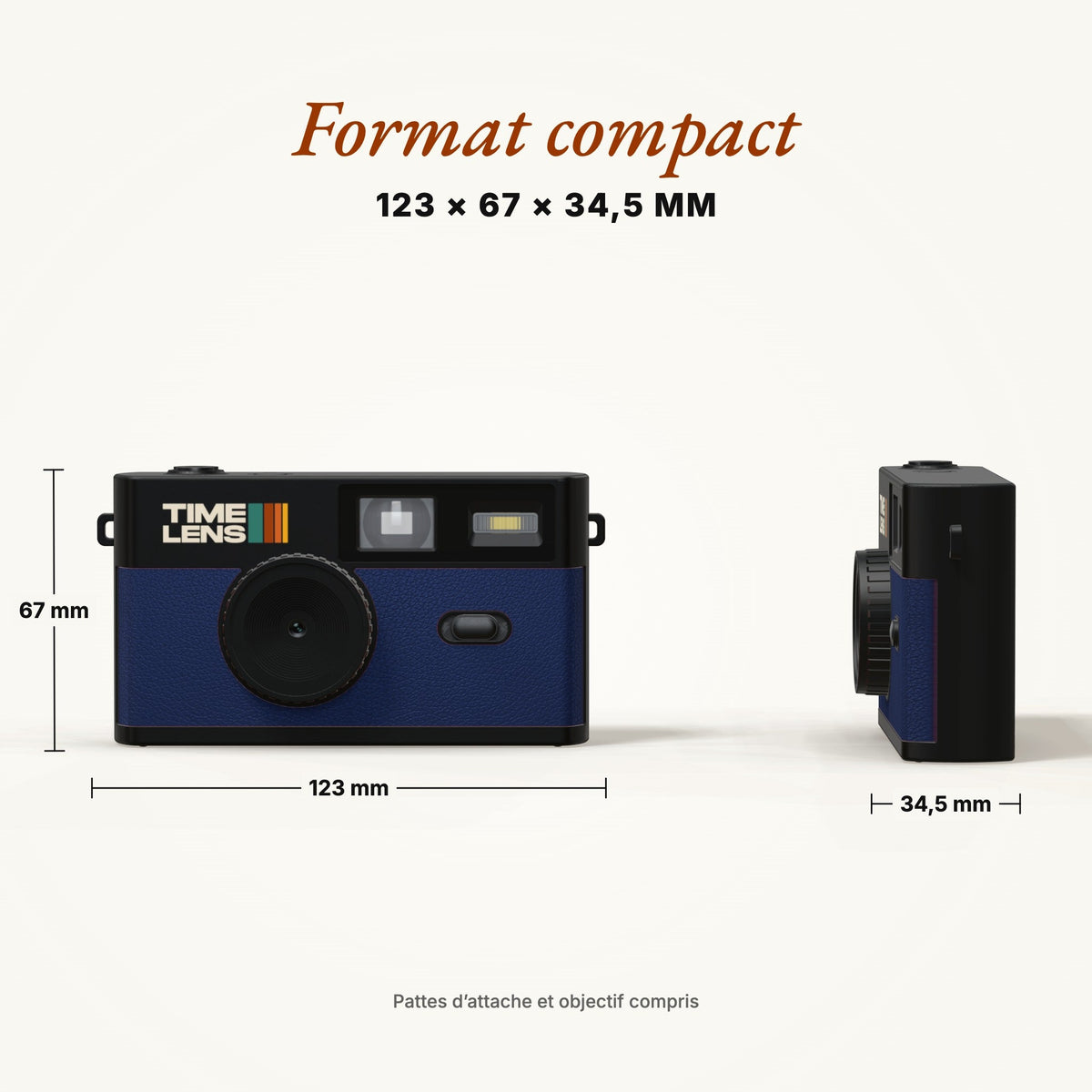 Appareil photo TimeLens® Bleu - TIME LENS - TL0104 -