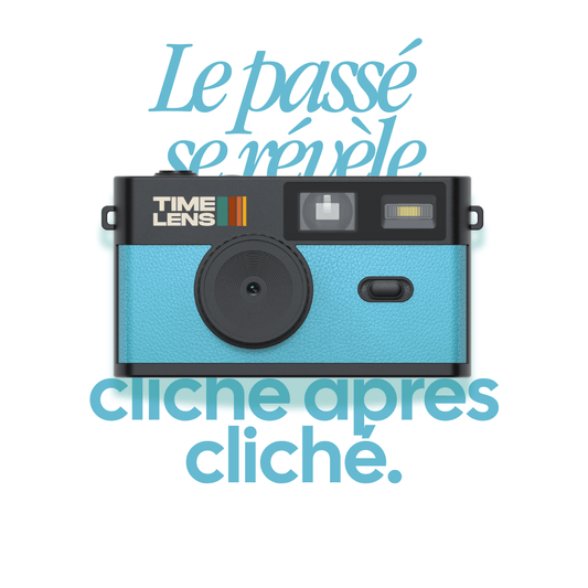 Appareil photo TimeLens® Bleu Turquoise - TIME LENS - TL0103 - 