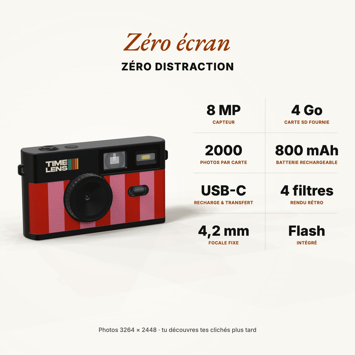 Appareil photo TimeLens® Candy - TIME LENS - TL0121 -