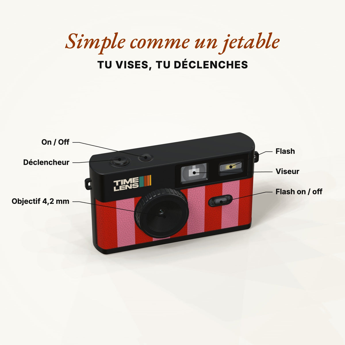 Appareil photo TimeLens® Candy - TIME LENS - TL0121 -