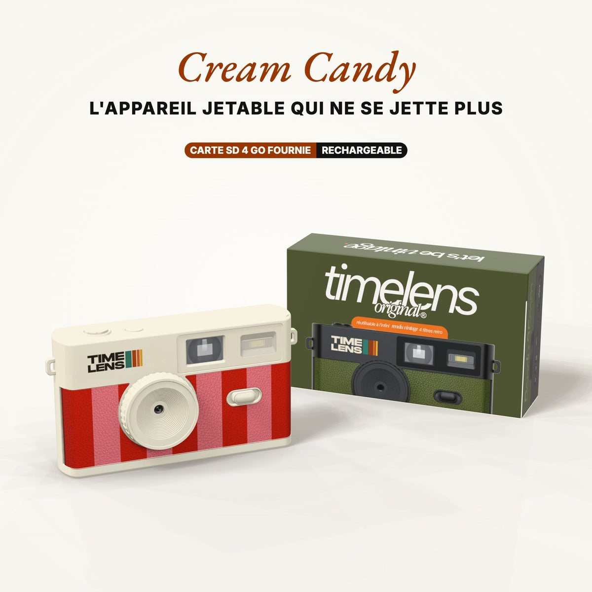 Appareil photo TimeLens® Cream Candy
