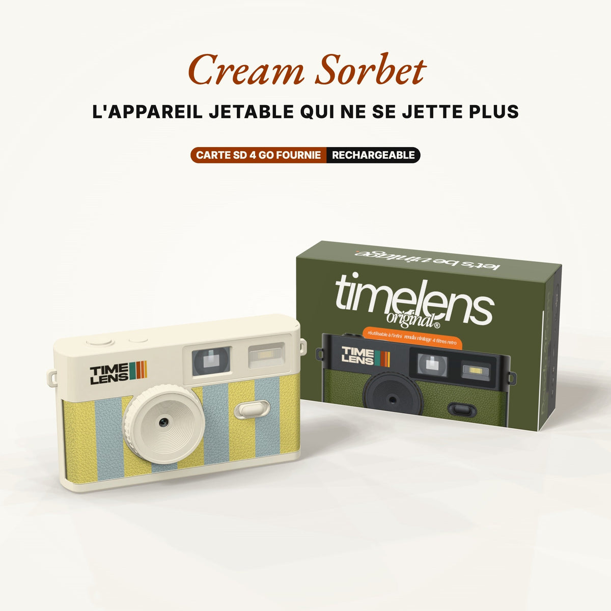 Appareil photo TimeLens® Cream Sorbet