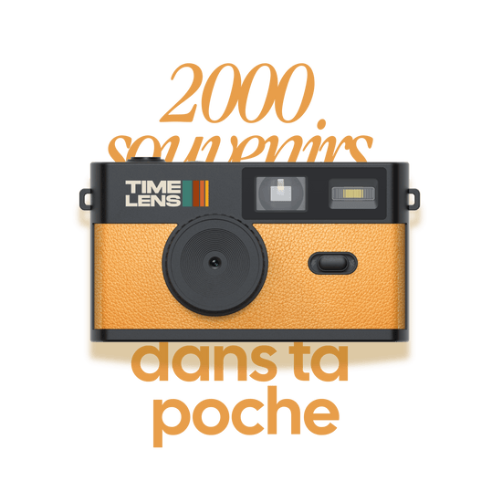 Appareil photo TimeLens® Jaune - TIME LENS - TL0105 - 