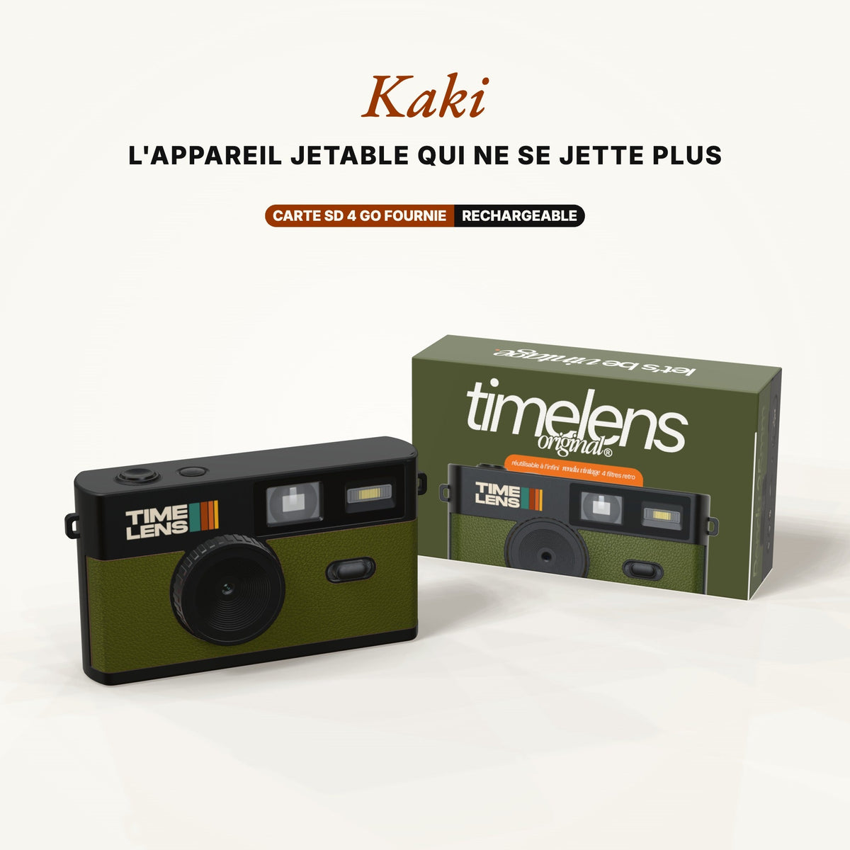 Appareil photo TimeLens® Kaki - TIME LENS - TL0108 -