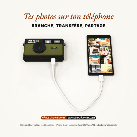 Appareil photo TimeLens® Kaki - TIME LENS - TL0108 -