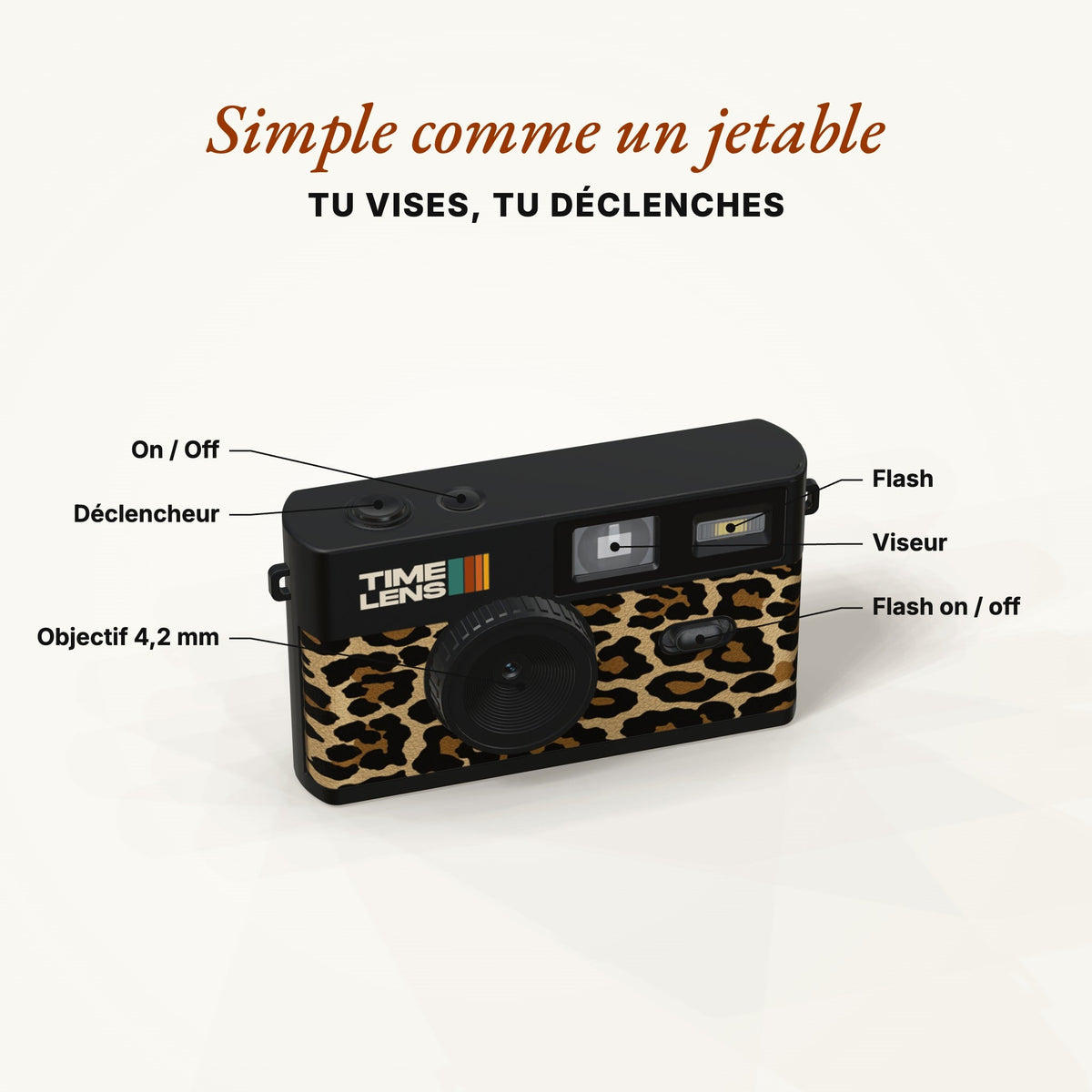Appareil photo TimeLens® Leopard - TIME LENS - TL0113 -