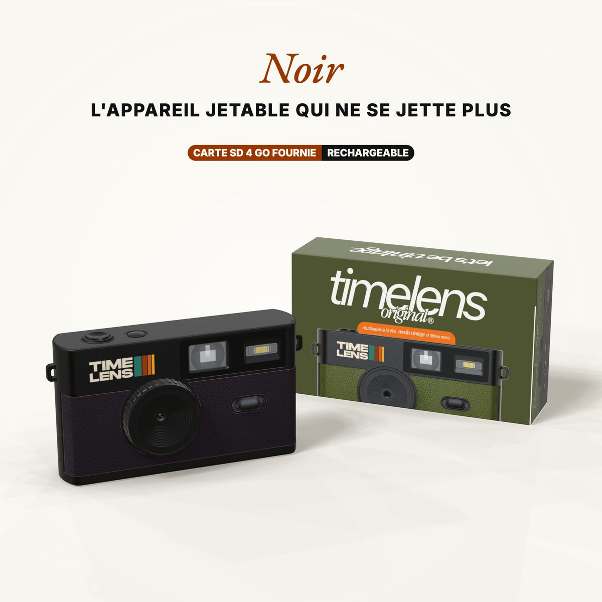 Appareil photo TimeLens® Noir