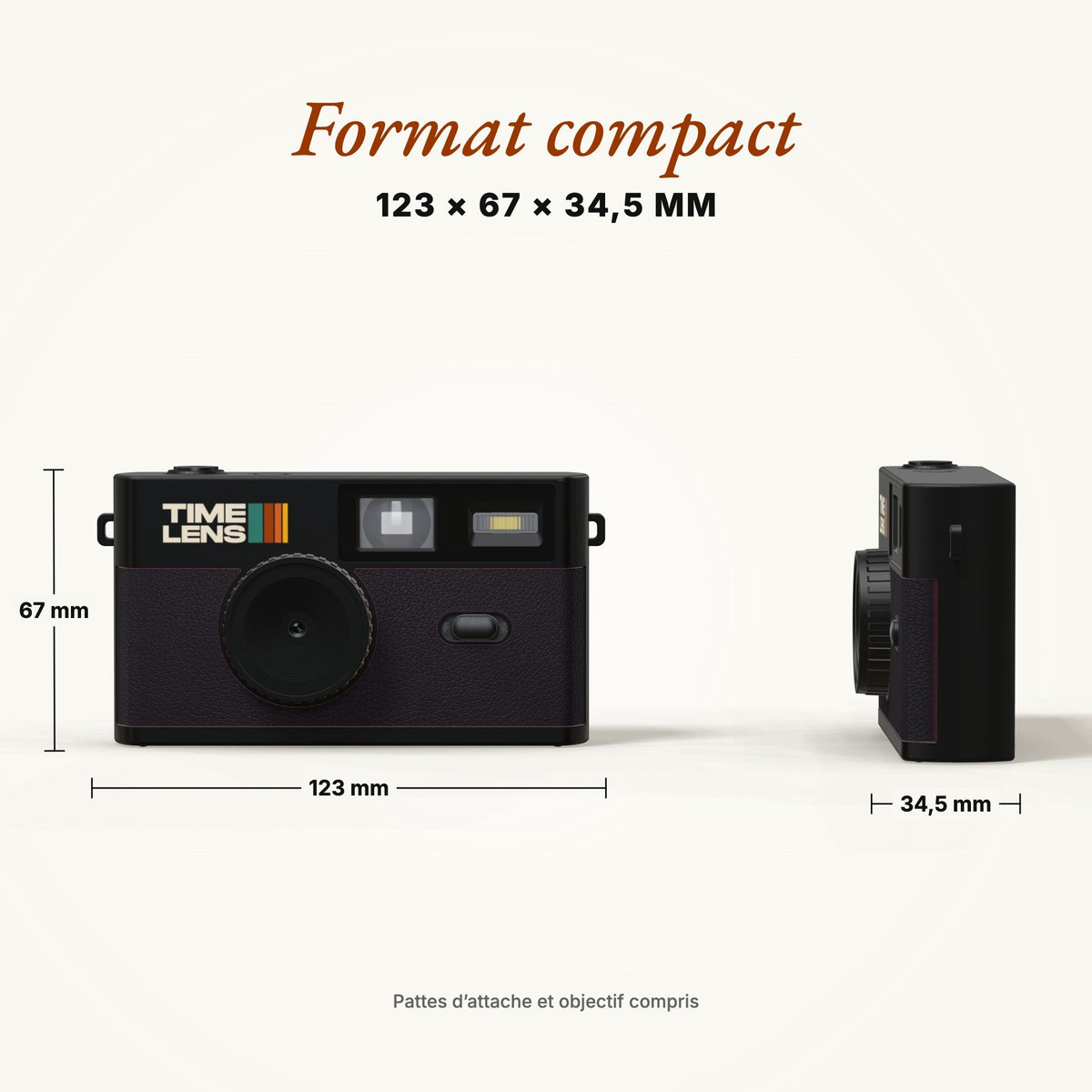 Appareil photo TimeLens® Noir