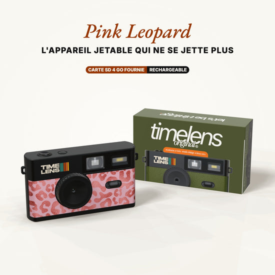 Appareil photo TimeLens® Pink Leopard - TIME LENS - TL0112 -