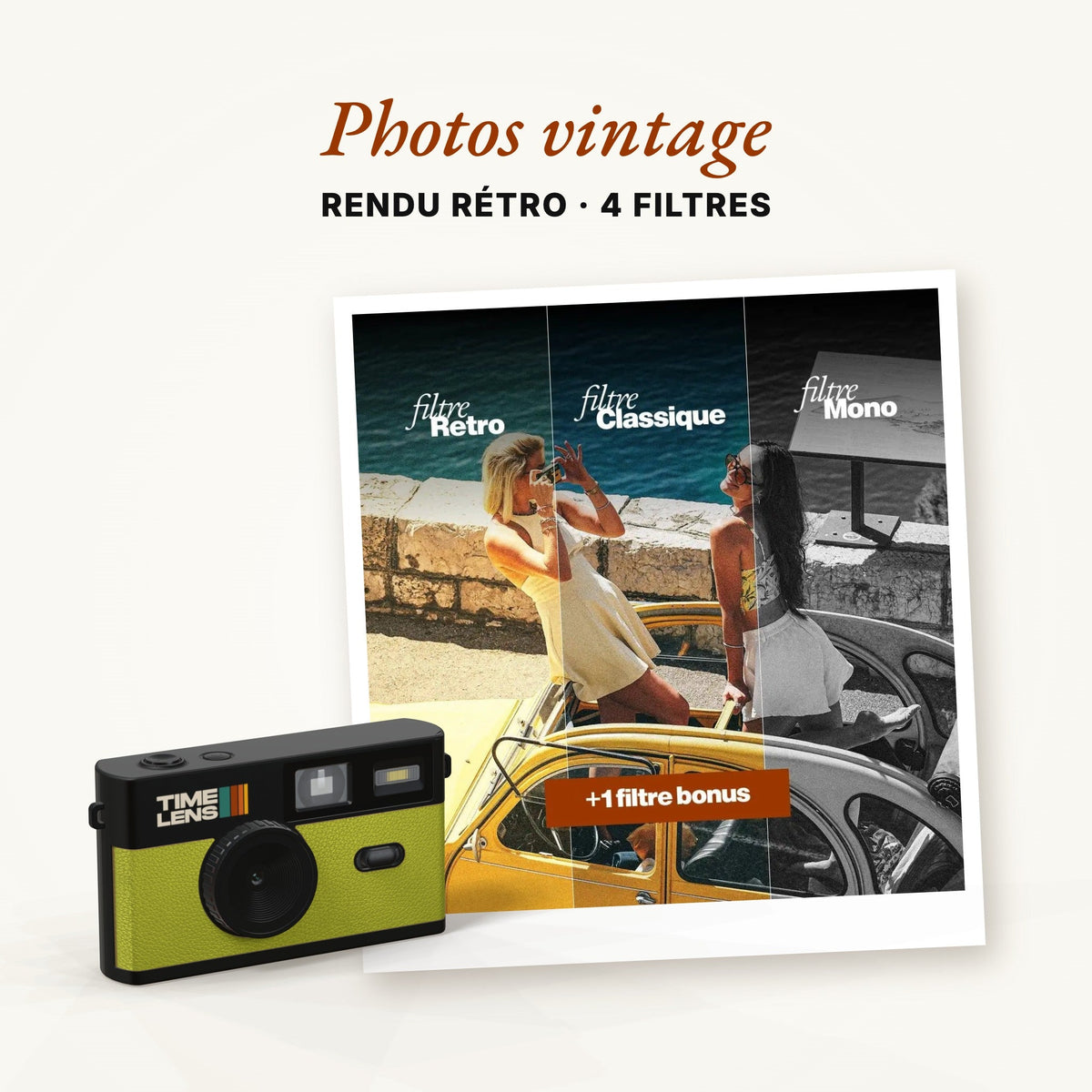 Appareil photo TimeLens® Pomme - TIME LENS - TL0110 -