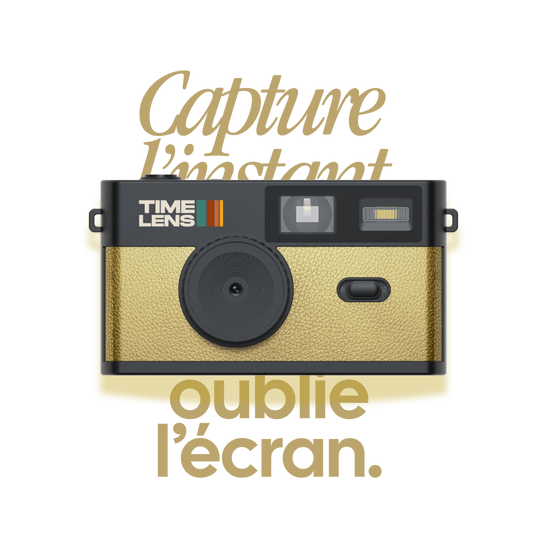 Appareil photo TimeLens® POP EDITION 80's - TIME LENS - TL0201 - Pop Gold