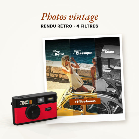 Appareil photo TimeLens® Rouge - TIME LENS - TL0107 -