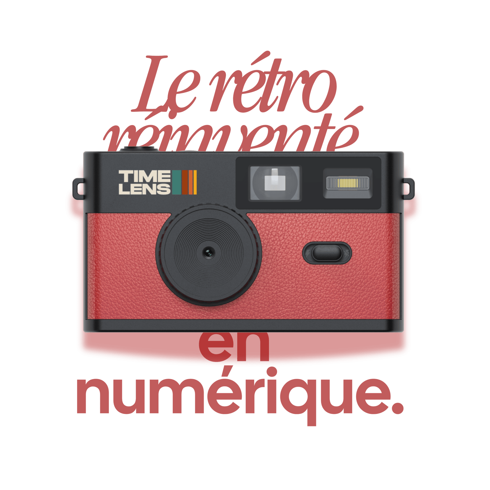 Appareil photo TimeLens® Rouge - TIME LENS - TL0107 - 