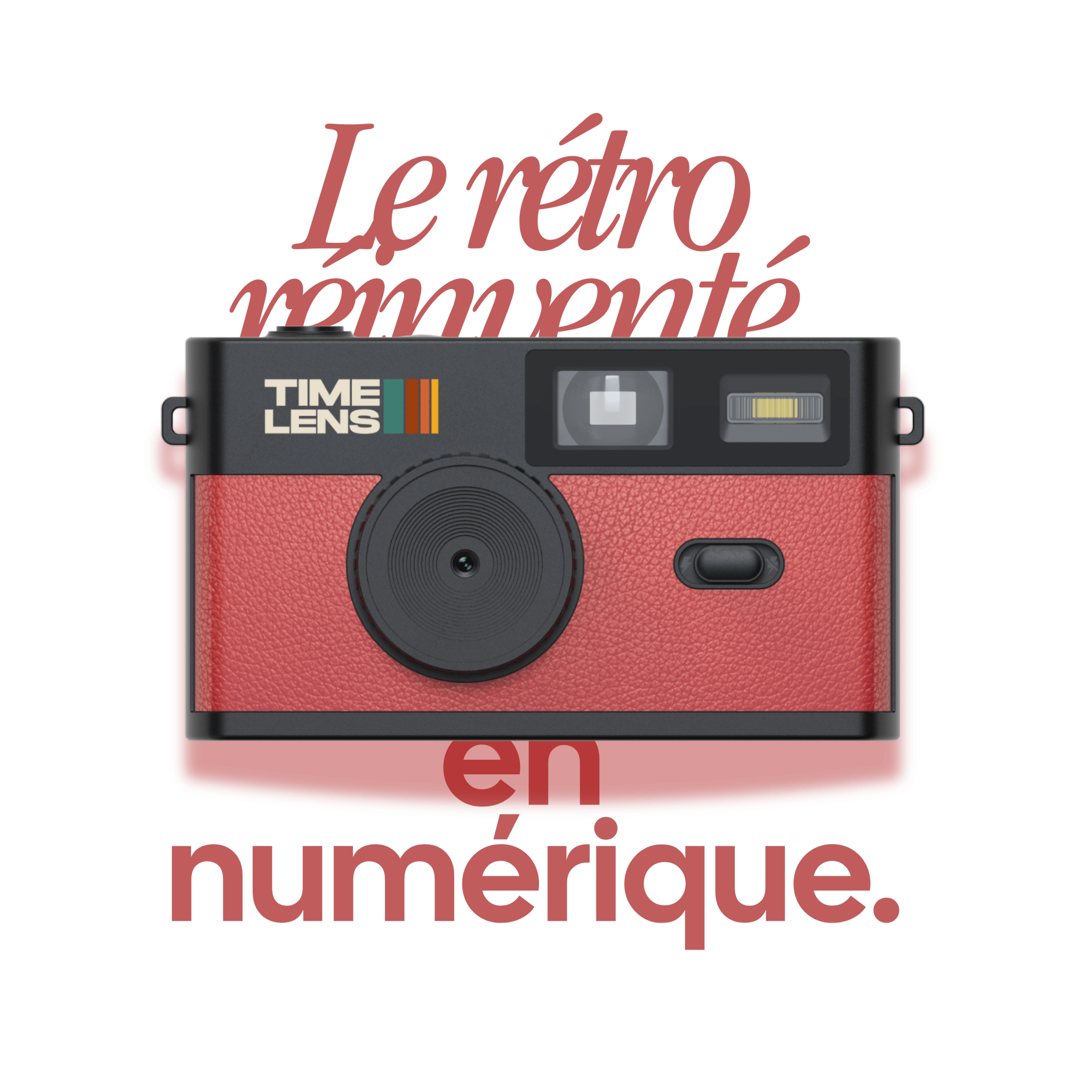 Appareil photo TimeLens® Rouge - TIME LENS - TL0107 - 