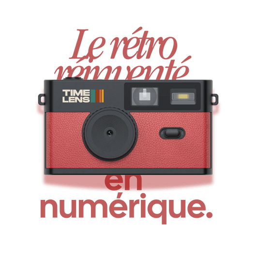 Appareil photo TimeLens® Rouge - TIME LENS - TL0107 - 