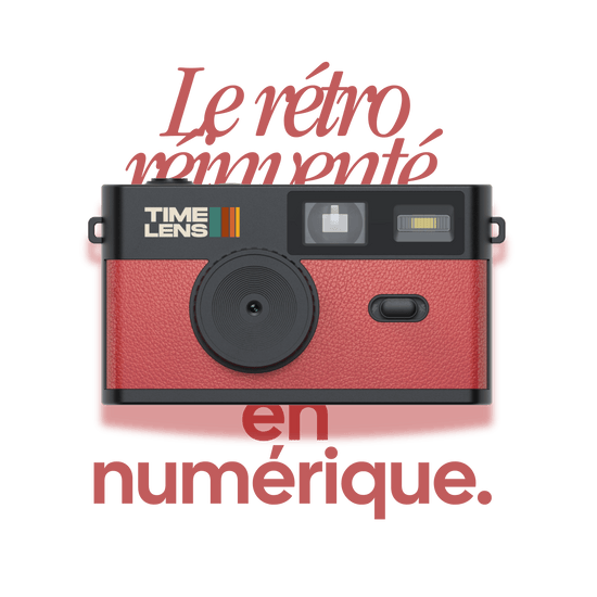 Appareil photo TimeLens® Rouge - TIME LENS - TL0107 - 