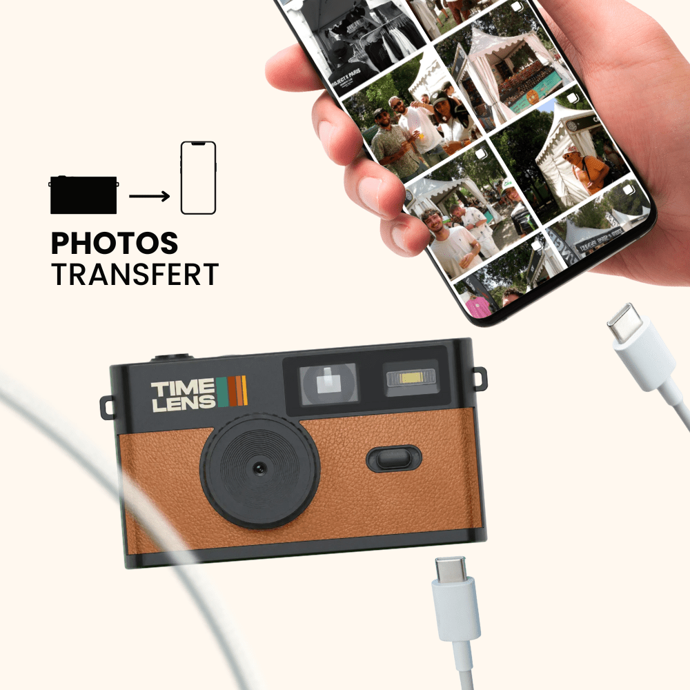 Appareil photo TimeLens® - TIME LENS - TL0101 - Marron