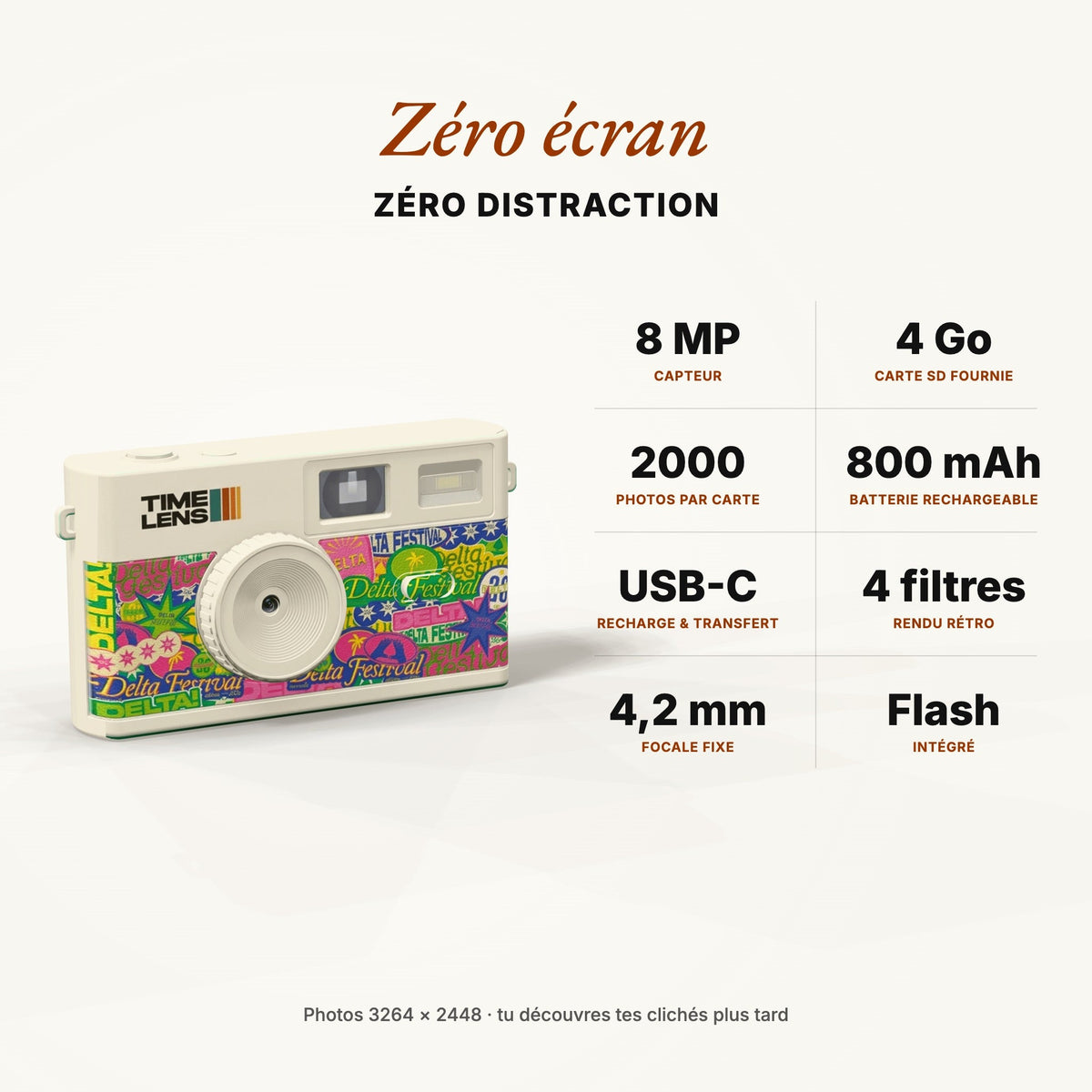 Appareil photo TimeLens® X Delta Festival LIMITED EDITION - TIME LENS - TLDELTA -