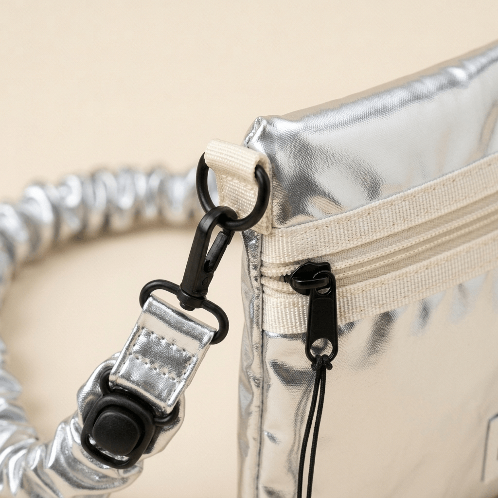 Sacoche 80's Silver - TIME LENS - TL-SACO-SIL80 -
