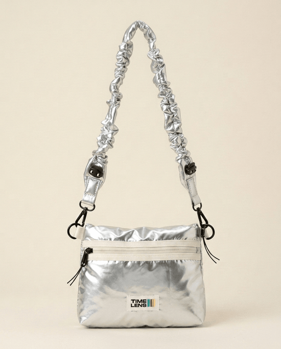 Sacoche 80's Silver - TIME LENS - TL-SACO-SIL80 -