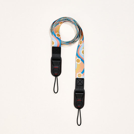 Sangle bandoulière 2 points "Good Vibes" - TIME LENS - TLS02 - 