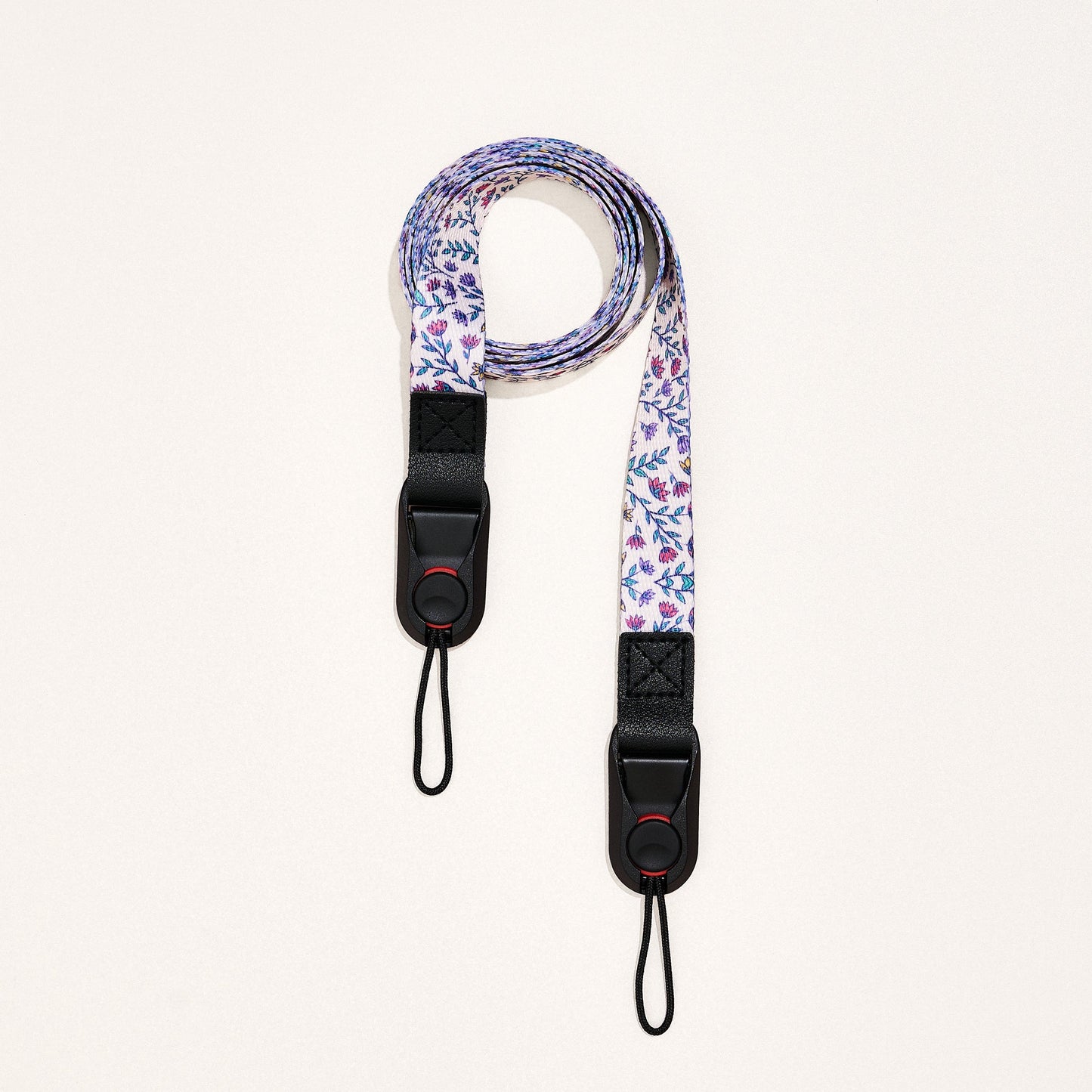 Sangle bandoulière 2 points "Pastel Flora" - TIME LENS - TLS04 - 