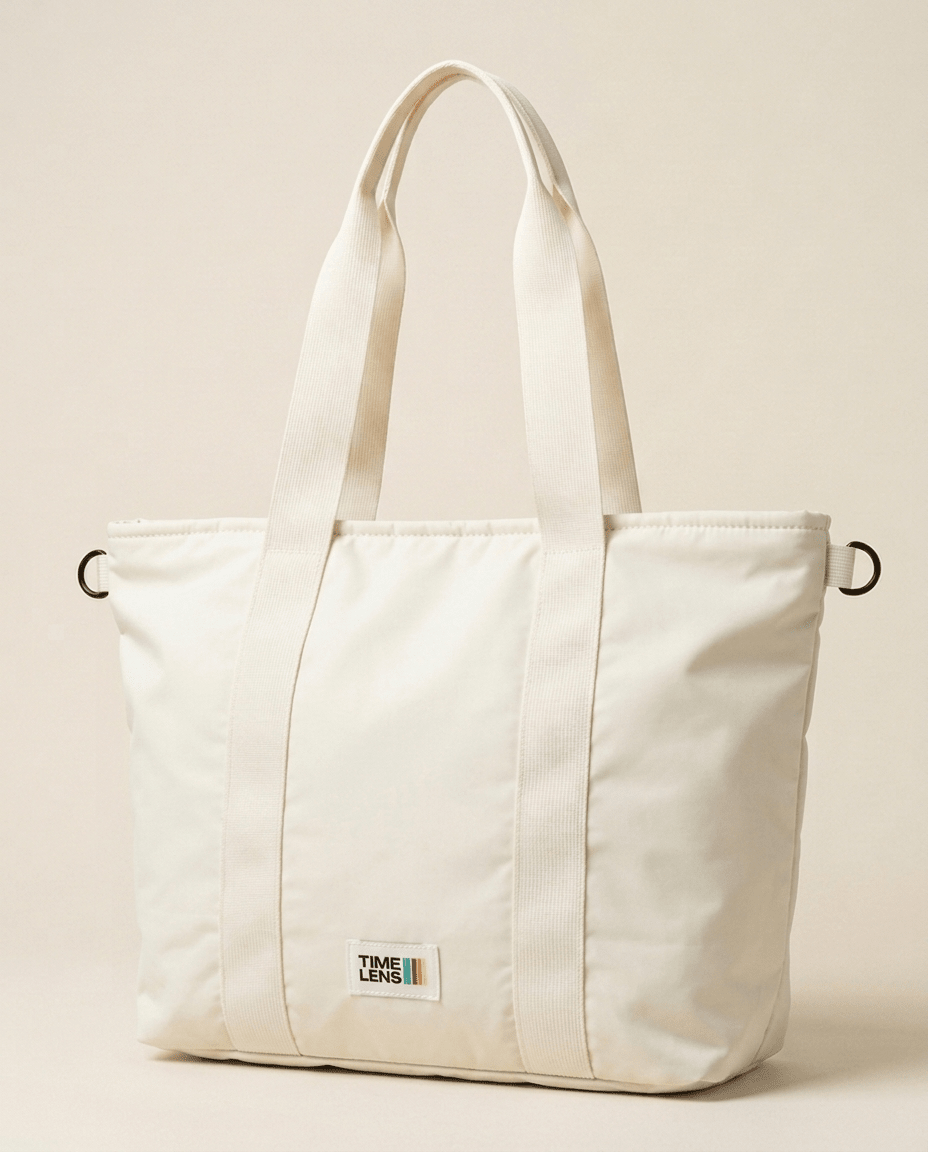 Tote Bag Beige - TIME LENS - TL-TOTE-BEIG -
