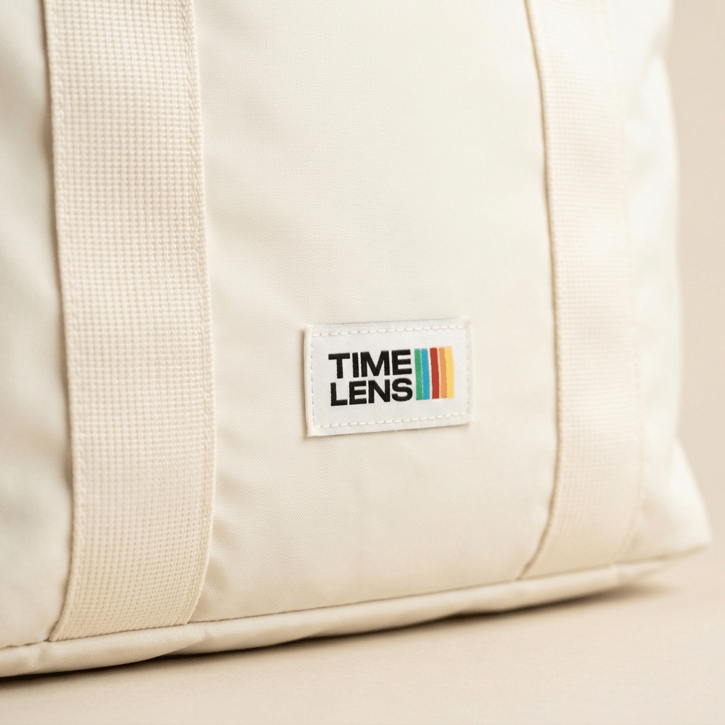 Tote Bag Beige - TIME LENS - TL-TOTE-BEIG -
